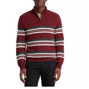 Chaps COTTON 1/4 Zip Sweater SMALL